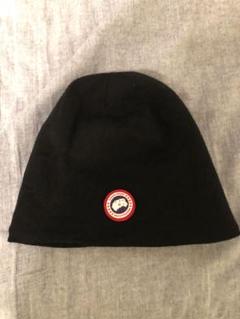 カナダグース　ニット帽　ブラック　新品タグ付き未使用品★ カナダグース ビーニー メンズ CANADA GOOSE スタンダード