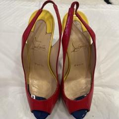 Christian Louboutin オープントゥハイヒール - メルカリ