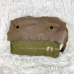 希少品 ミリタリー レザー キャンバス ショルダーバック
