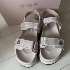 Herlipto Trois Tweed Platform Sandals ♡ - メルカリ