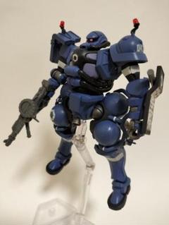 塗装完成品　軍警ザク HG POLICE ZAKU 1/144 軍警ザク 塗装完成品 ジークアクス - メルカリ