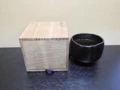 直木友次良　黒楽茶碗　共箱　MA269 直木友次良 黒楽茶碗 共箱 MA269 - メルカリ