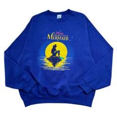 古着 90s ディズニー リトルマーメイド スウェット 紺 青 古着 90s ディズニー リトルマーメイド スウェット 紺 青 激レア