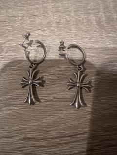 美品Chrome Hearts シルバー925ピアス 両耳用 楽天市場】クロムハーツ ピアス（素材（ジュエリー