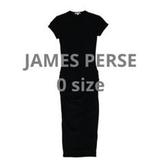 新品✨️JAMES PERSE ワンピース ロングワンピース 黒　ブラック JAMES PERSE（ロングワンピース/マキシワンピース）のフリマ
