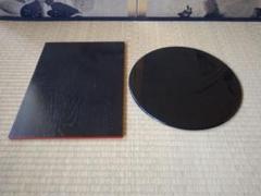 Amazon｜茶道具 茶道 茶器 薄板 三枚組薄板（杉角蛤板） 花台
