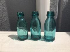 レトロ瓶 元禄の瓶(青) 3本セット コレクター