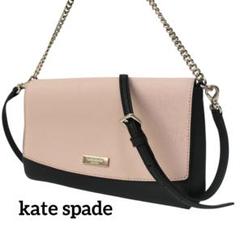 【美品】ケイトスペード 2way ショルダーバッグ チェーン ロゴ