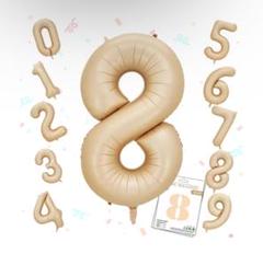 数字バルーン アルミ風船 誕生日 40インチ ナンバー 8 飾り 大きい
