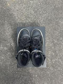 Nike Air Force 1 ブラック ハイカット スニーカー
