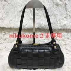 ロビタ　黒レザー 編み込み ボストンバッグ ボストンバッグ 編み込み レザー[品番：EH000003729]｜8（eight