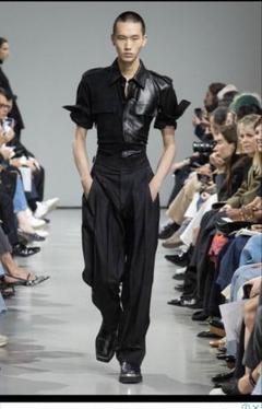 peter do 23aw ワイドショーツサテン