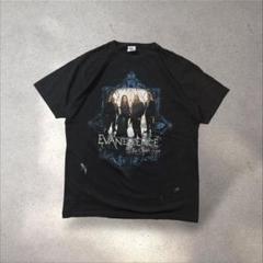 90s00sEVANERCENCEエヴァネッセンス バンドT黒ペイントXL