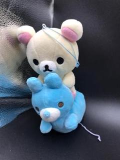 コリラックマ(うさぎのふうせん・ブルー) あつめてぬいぐるみ　中古美品