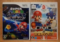 【美品】スーパーマリオギャラクシー、マリオ&ソニック AT 北京オリンピック