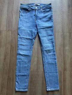 【美品】リーバイス　711スキニー　ストレッチブルーデニム　細見えタイプ☆ Levi's [レディース リーバイス 711 スキニーパンツ USAモデル