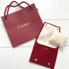 カルティエ 携帯用 時計ケース & ショッパー 持ち運び ジュエリーケース
