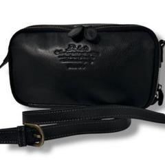 【未使用級】Dakota ダコタ　ショルダーバッグ　レザー　ウォレット　ロゴ　黒