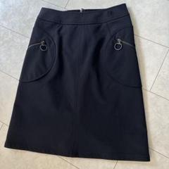 プラダPRADA 中綿ストレッチスカート 黒38 | DCブランド古着通販