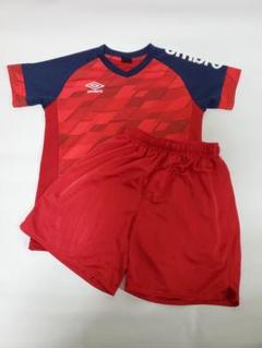 umbro サッカーウェア 上下セット 赤 150サイズ - メルカリ