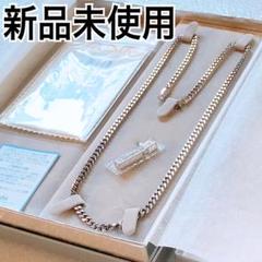 ノラ様専用 シルバーネックレス ダイヤモンド 初期傷あり B