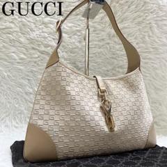 【美品】GUCCI ヴィンテージ ジャッキー スエード ワンショルダー GUCCI - GUCCI グッチ ジャッキー ハンドバッグ ワンショルダー