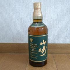 値下げ　SUNTORY 山崎 10年 ピュアモルト グリーンラベル 750ml 酒の細井 / 値下げ・終売品/サントリー 山崎 10年 ピュアモルト