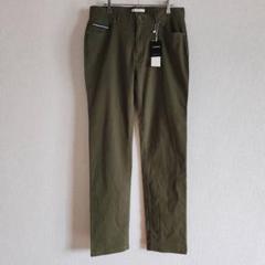 【MENZ STYLE】（LL）カラーデニムストレッチパンツ/ゆったり/無地