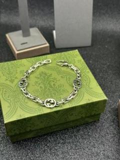 グッチ シルバーチェーンブレスレット S925