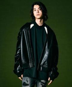 glamb グラム シングルライダース 肉厚シープ ダークグリーン オリーブ glamb グラム シングルライダース 肉厚シープ ダークグリーン