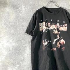 POLO G　ラッパー　Ｔシャツ　ブラック　プリント　ロゴ　クルーネック