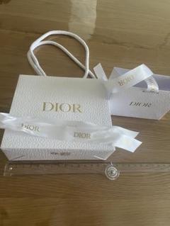 Dior ホワイトレザー調ギフト袋 2つセット - メルカリ