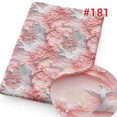 残６☆#181☆3Dプリント 立体プリント 生地 和モダン 花 花柄 輸入生地のサムネイル