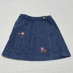 ミキハウス デニムスカート 110cm
