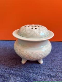 1101 鍋島焼　青磁　香炉 1101 鍋島焼 青磁 香炉