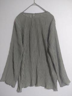 AUNT MARIES シフォン楊柳ブラウス　F （フォロー割り引き対象外）のサムネイル
