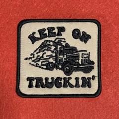 A1820 米国　コンボイ　トラッカー　刺繍ワッペン　アイロン