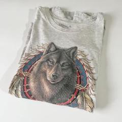 古着　アニマル　tシャツ ヘインズ　Hanes 犬　ドッグ　dogのサムネイル
