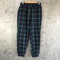 az69古着　チェックパンツ　パジャマパンツ　紺　緑　赤　白　90s Y2K