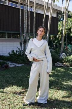 ZARA】 ソフトパンツ Lサイズ - メルカリ
