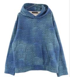 LOUIS VUITTON◆3Dモノグラムパーカー/XS/ネイビー/FJST12HFX/3Dモノグラムフーディー 中古・古着通販】LOUIS VUITTON (ルイ ヴィトン) 3Dモノグラム