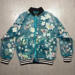 PAKAIAN adidas アディダス 花柄 シアーブルゾン　X4571 PAKAIAN adidas アディダス 花柄 シアーブルゾン X4571