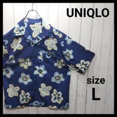 【UNIQLO × MARNI】 プリントオープンカラーシャツ 半袖　E413
