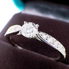 極美品 ティファニー ハーモニー ダイヤ 0.18ct 11号 リング