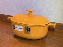 ファッション姫 通販 LE CREUSET イエロー ホーロー鍋 蓋付き - メルカリ 調理器具