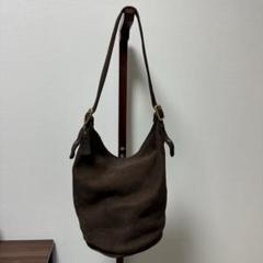 希少 オールドコーチ 4950 ヌバック バケツショルダー USA製 coach