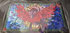 【希少】ブラックローズドラゴン_ハーフプレイマット＋スリーブ80枚 プレイマット『ブラックローズドラゴン(DUELIST EDITON