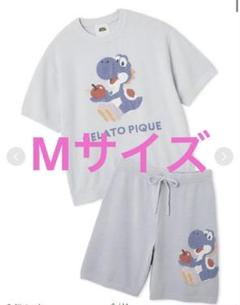 ジェラピケ　ヨッシー　マリオ　XXS   セット　新品未使用　タグ付き ジェラピケ マリオコラボ ヨッシー プルオーバー&ロングパンツ