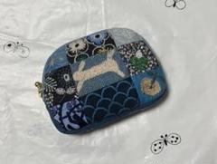 mina perhonen - ミナペルホネン ハンドメイド ポーチフラット