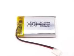リチウムポリマー電池 3.7V 850mAh EHAO 802540 新品